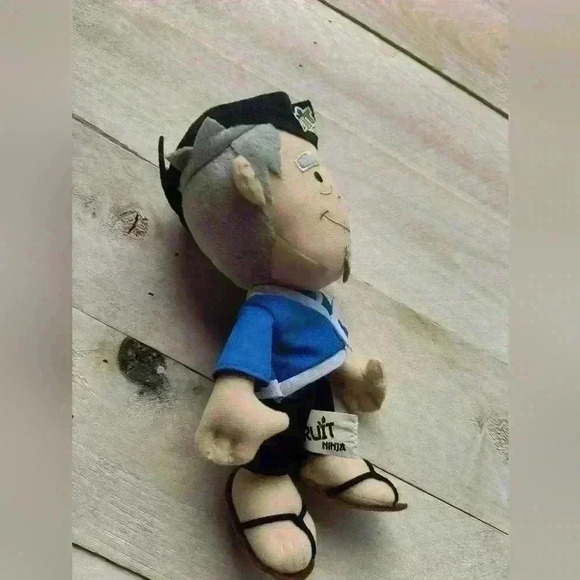 Fruit Ninja Plush Toy Half Brick Sensei Karate Watermelon Doll Figure 9" - Picture 6 of 6